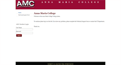Desktop Screenshot of polls.annamaria.edu